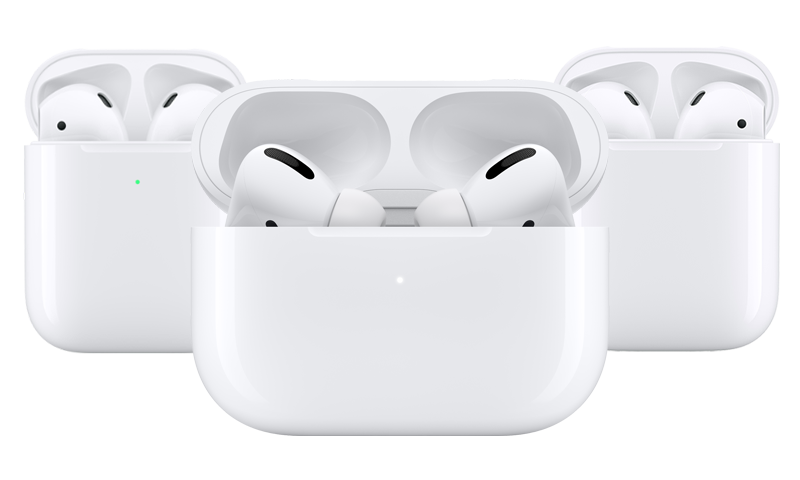 Beyaz Airpods PNG Yüksek Kaliteli Görüntü