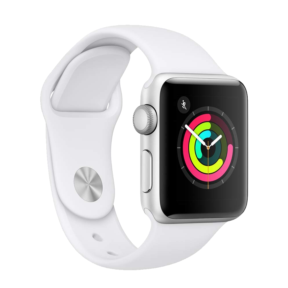 Apple White Watch Gambar Transparan