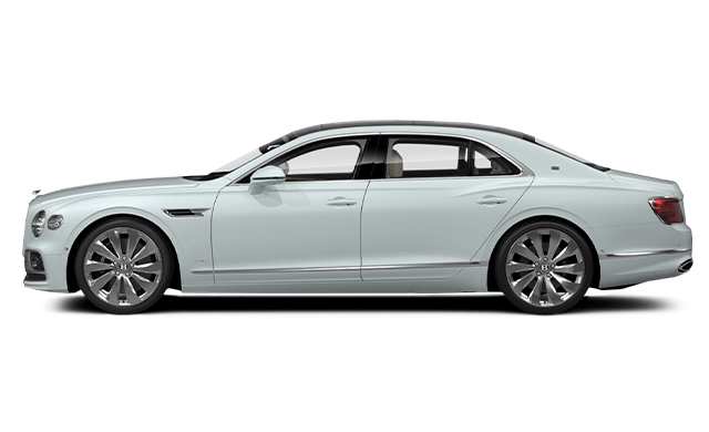 White Bentley Flying Spur PNG Image