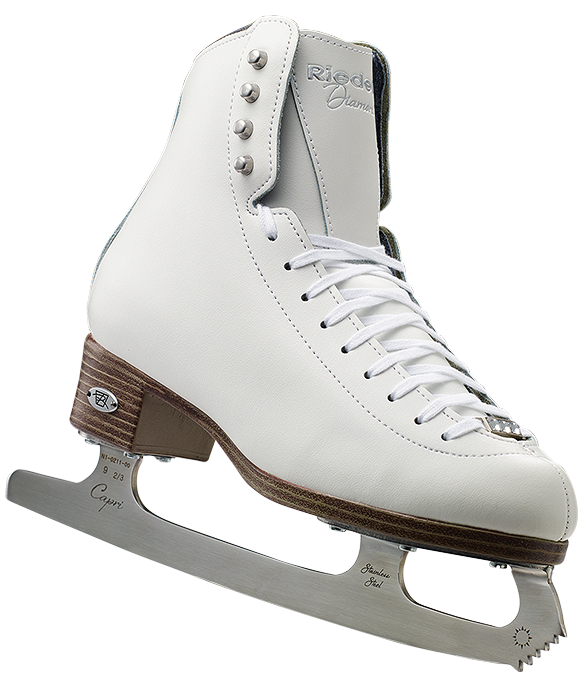 Sepatu skating es putih PNG unduh Gambar
