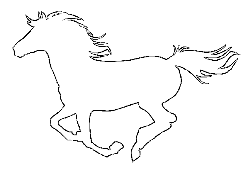 Арабский белый конь PNG фоновое изображение