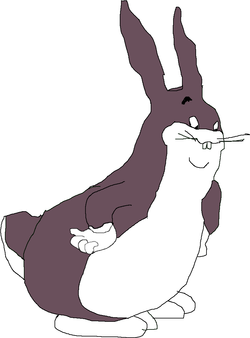 Big Chungus Bunny PNG Télécharger limage