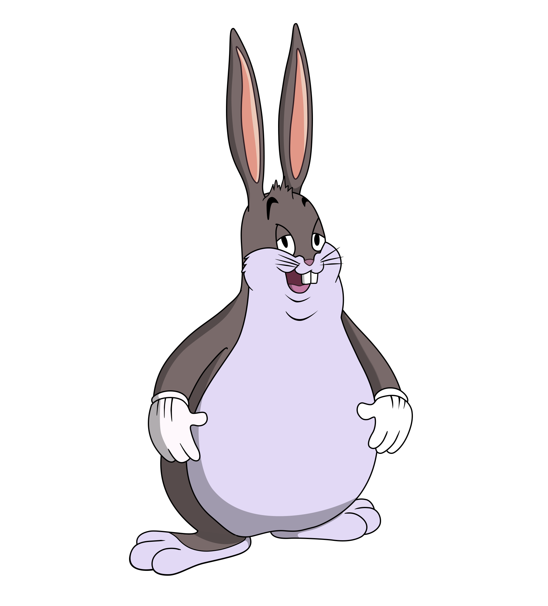 Big Chungus Bunny PNG Image Télécharger Gratuit