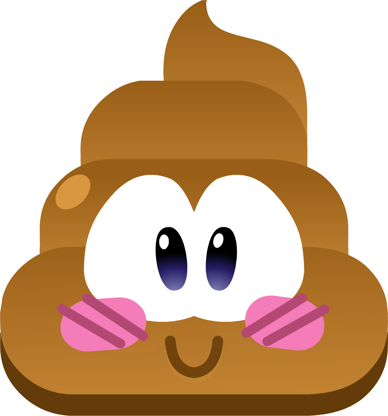Brown Poop Emoji ฟรี PNG Image