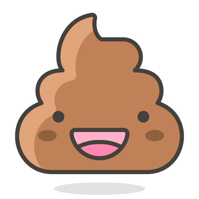 ดาวน์โหลด Brown Poop Emoji PNG ฟรี