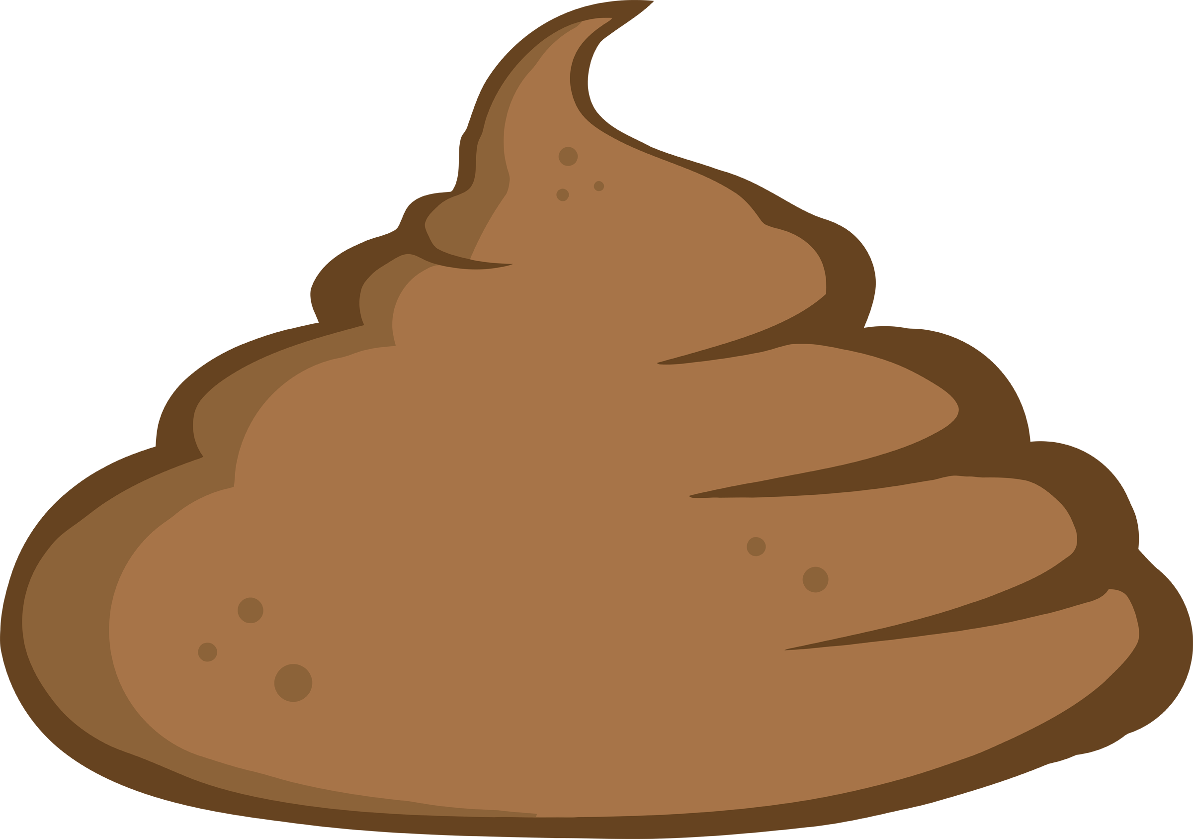 Brown Poop Emoji PNG ภาพคุณภาพสูง