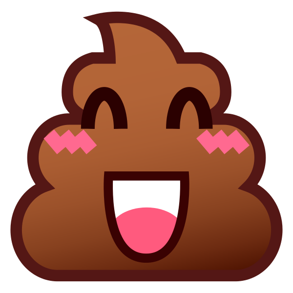 สีน้ำตาล Poop Emoji PNG รูปภาพ