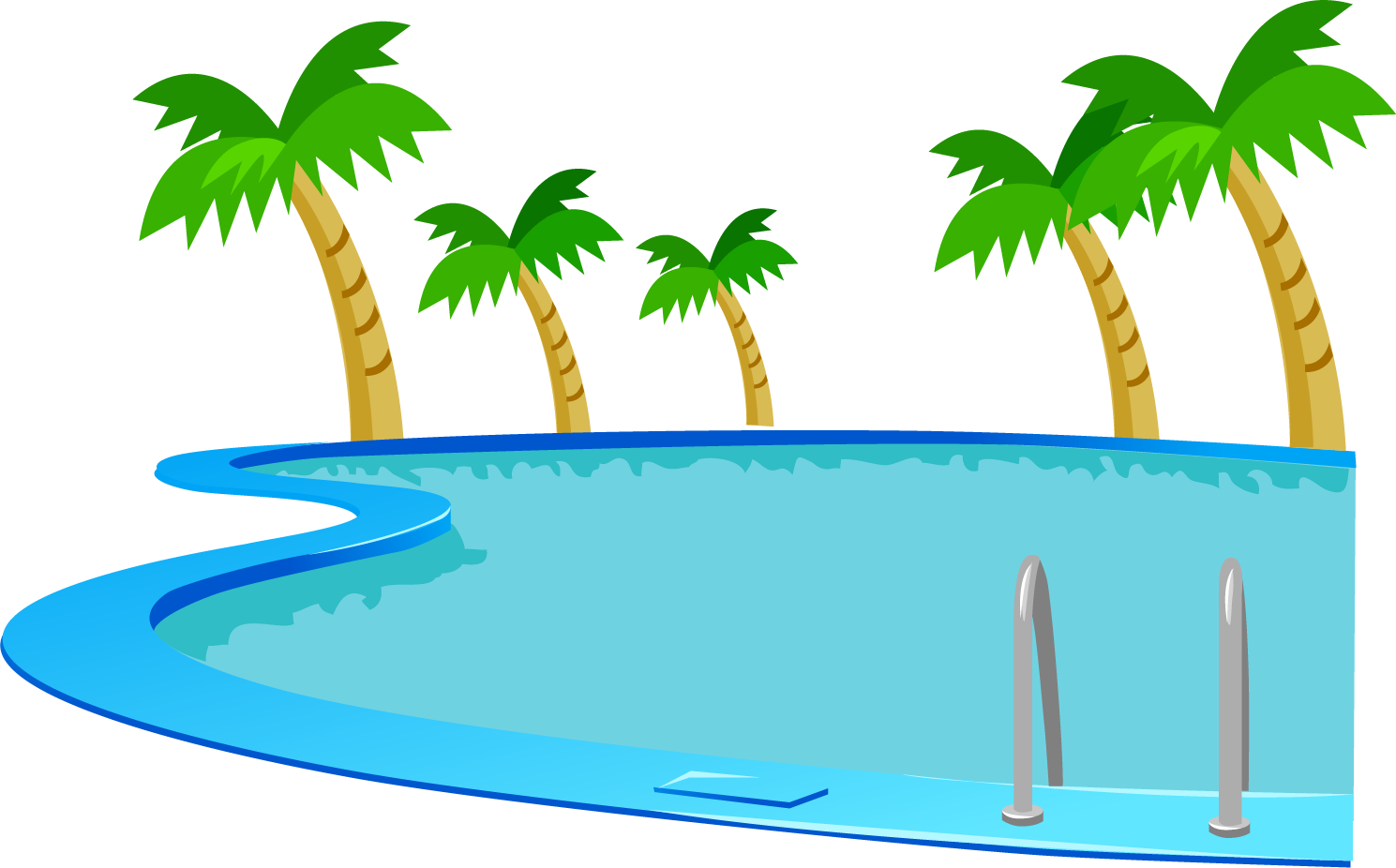 Commercial Swimming Pool PNG High Quality Image 