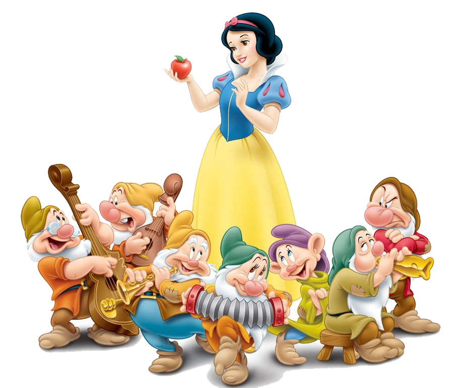Disney Snow White et les Sept Nains PNG image
