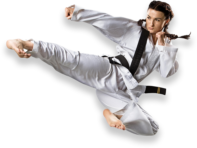 فتاة Taekwondo PNG صورة خلفية