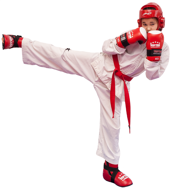 Fille taekwondo PNG image Transparente image