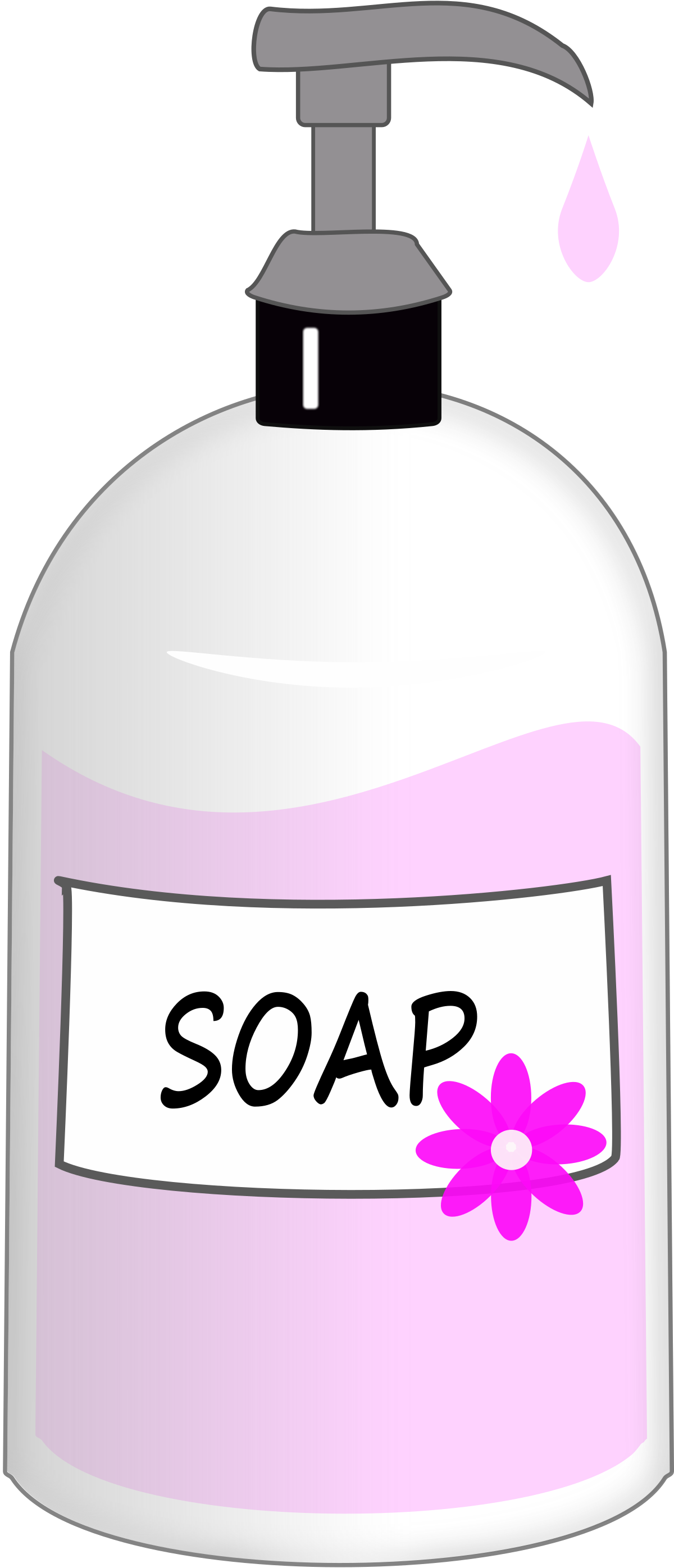 Handgemaakte roze handwas PNG Transparant Beeld