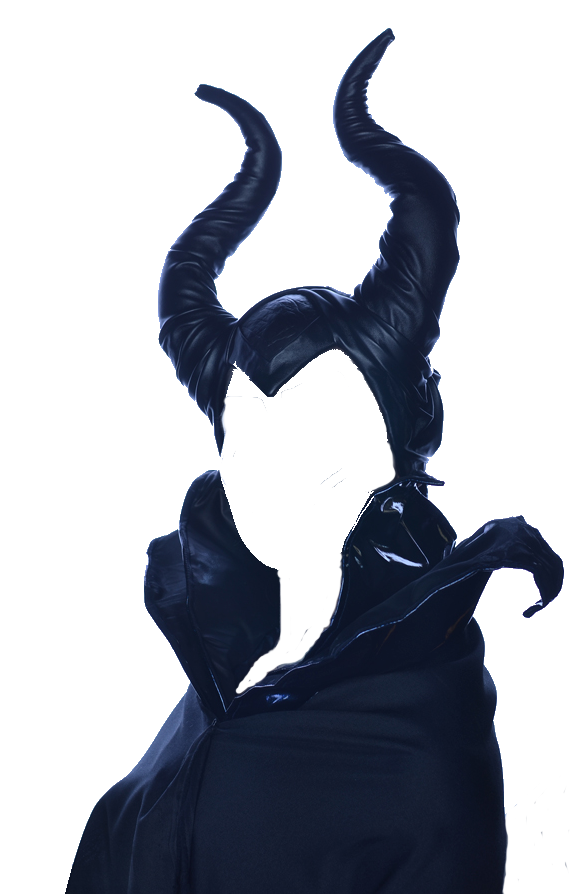 Maleficent Hörner Cosplay PNG Hintergrund Bild