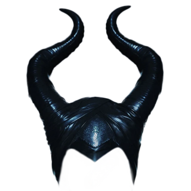 Maleficent Hörner Cosplay PNG-Bildhintergrund