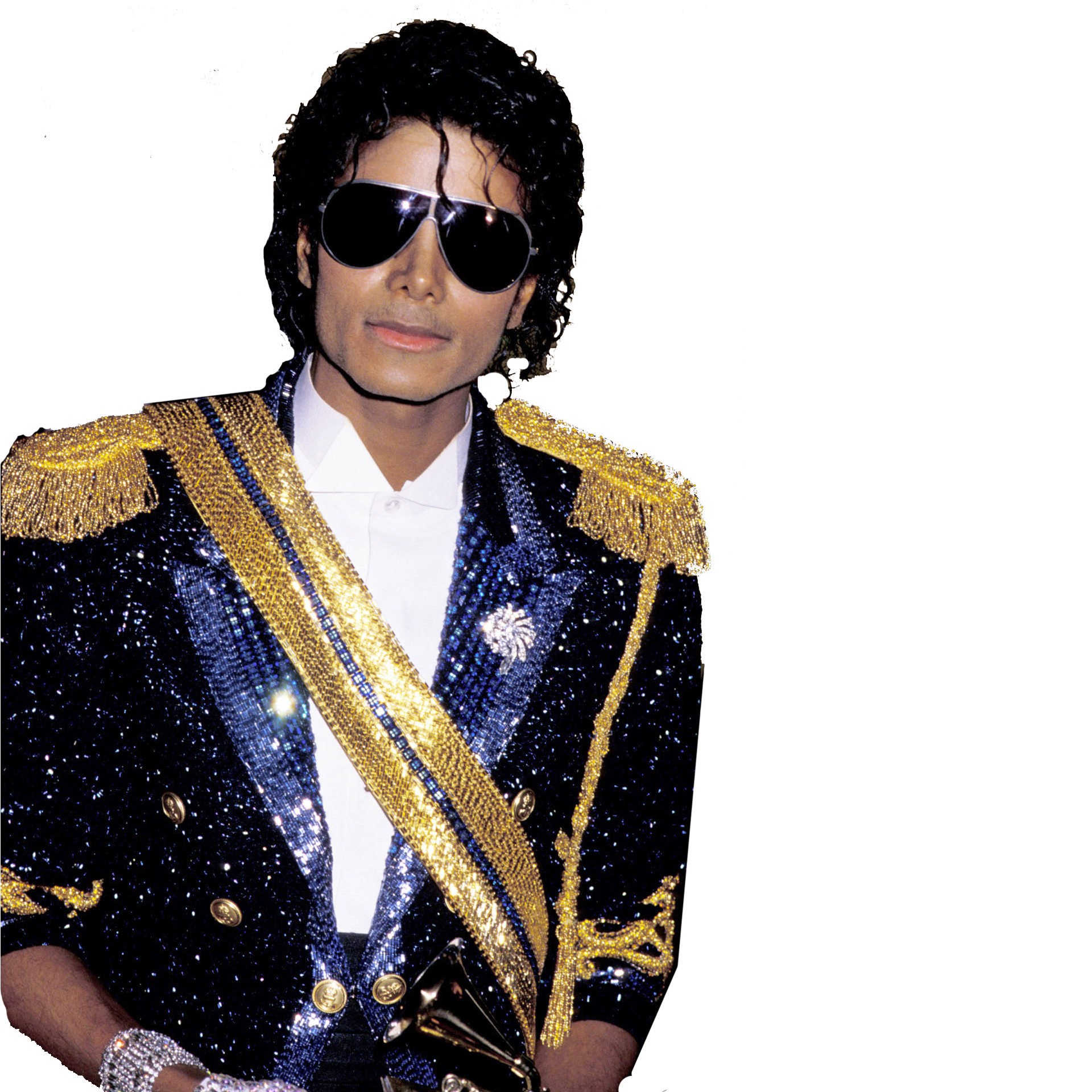 Michael Jackson Moonwalk menari Gambar Transparan
