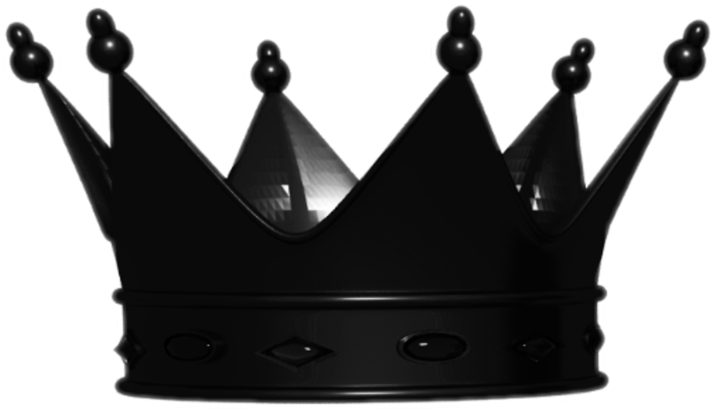 Queen Black Crown PNG Qualité HD