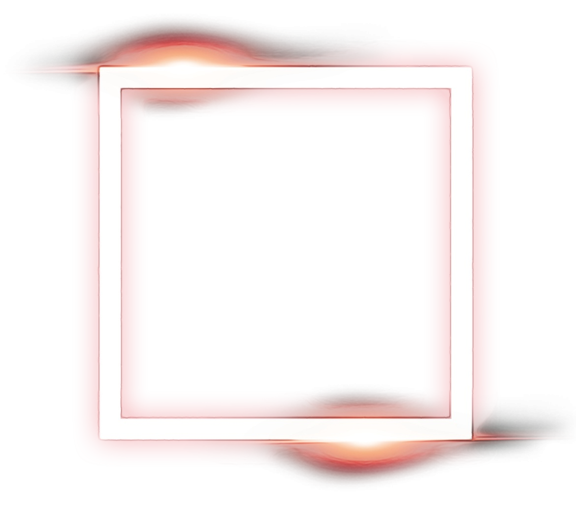 Square Glow Light Effect PNG-Datei