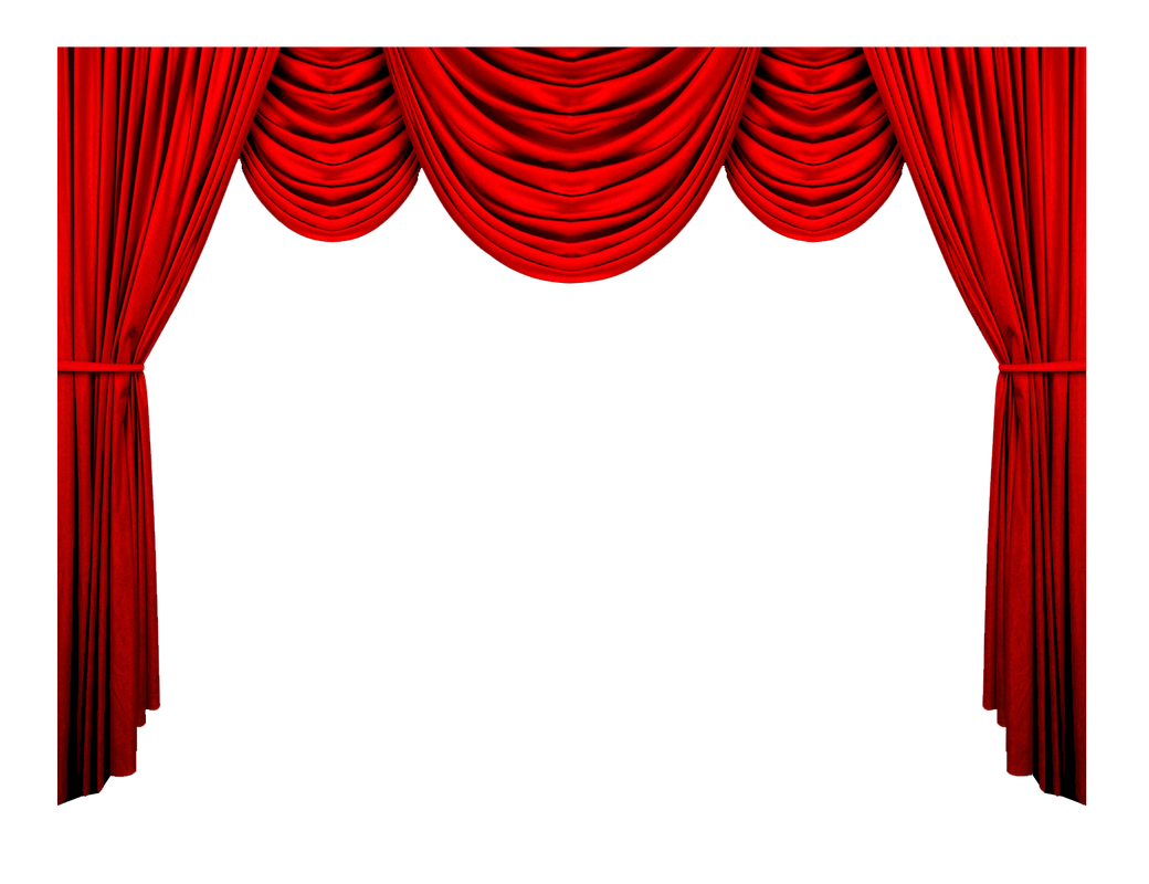 Stage Red Curtain Free PNG Image