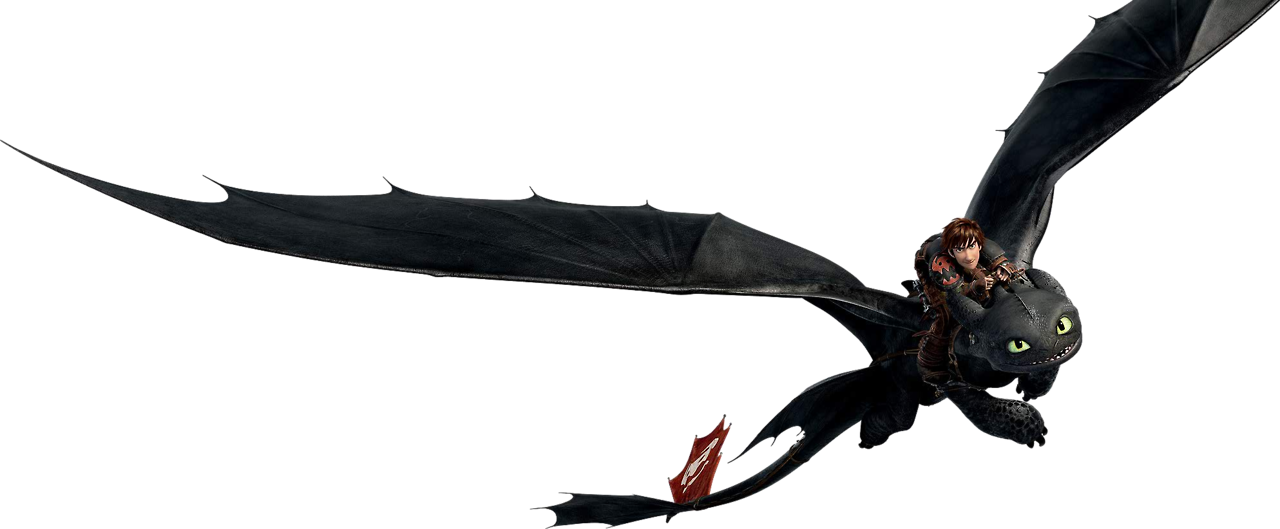 Gambar Naga Toothless PNG berkualitas tinggi