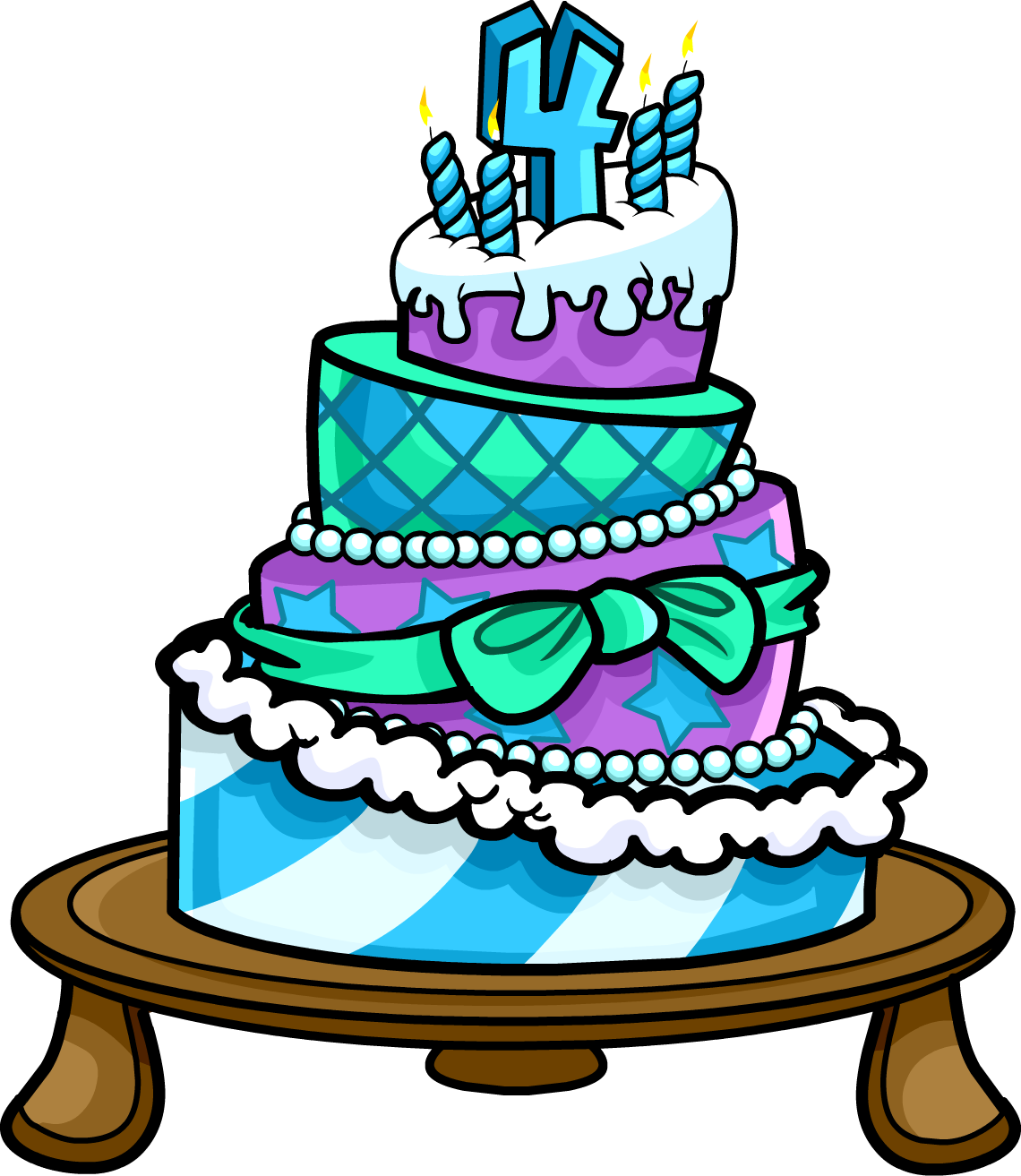 Vector aniversário bolo PNG Pic fundo