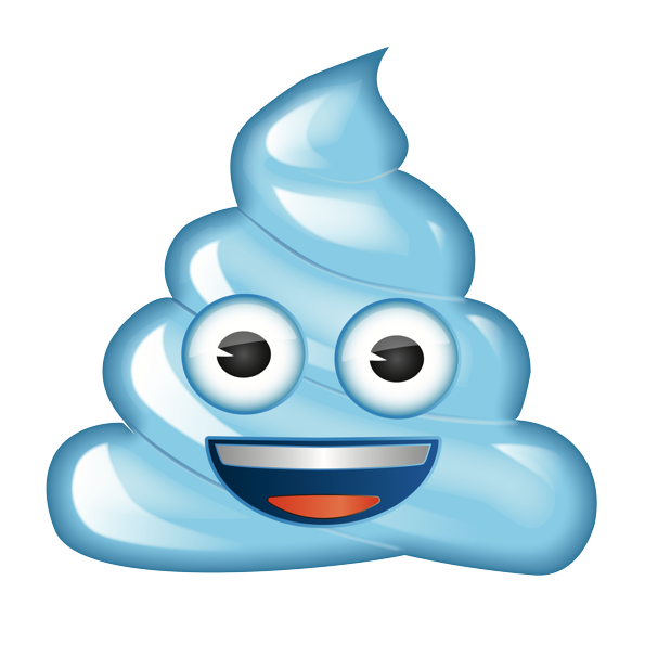 Vector Poop Emoji PNG รูปภาพ