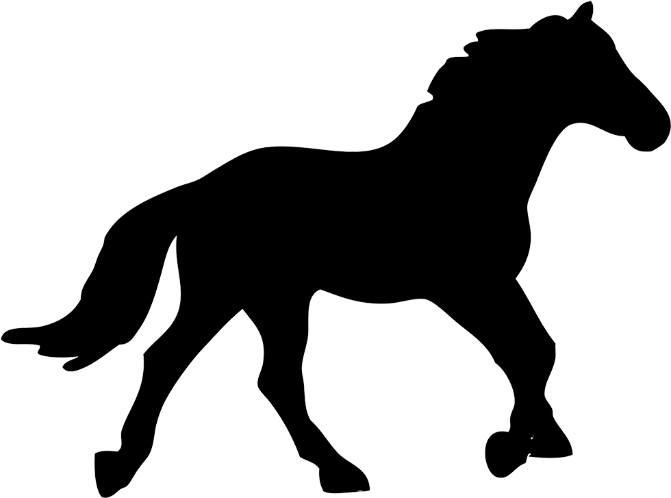 Vector Running Horse PNG Transparent Image