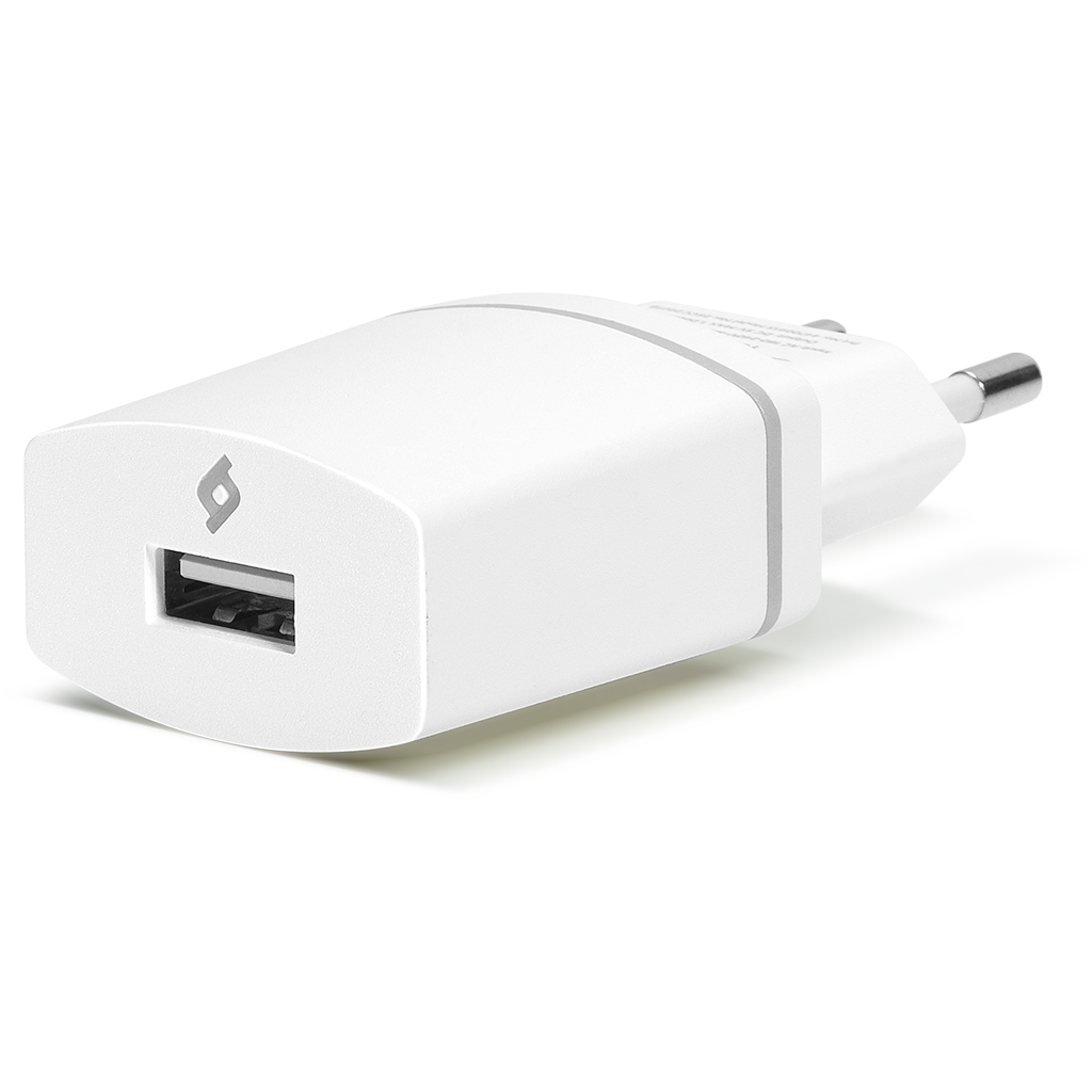 White Travel Charger PNG Image
