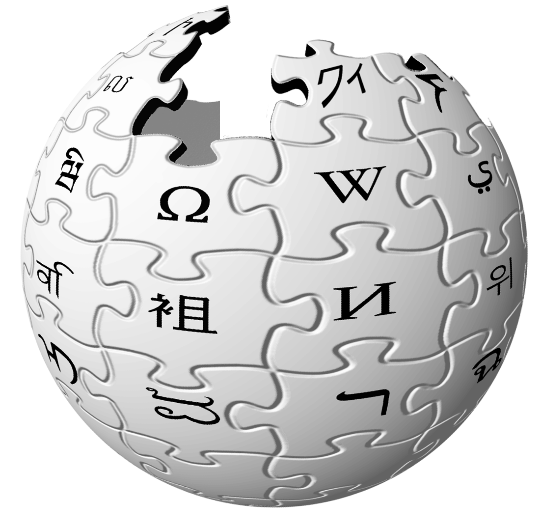 Wikipedia logo PNG image de fond