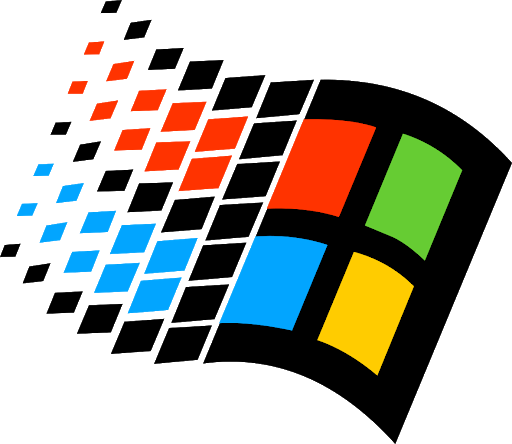 Windows Microsoft 로고 투명합니다